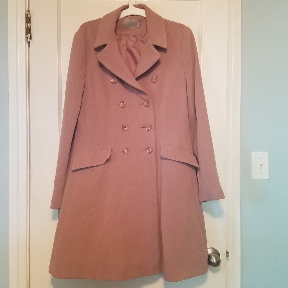 Asos Dusty Pink Skater Coat